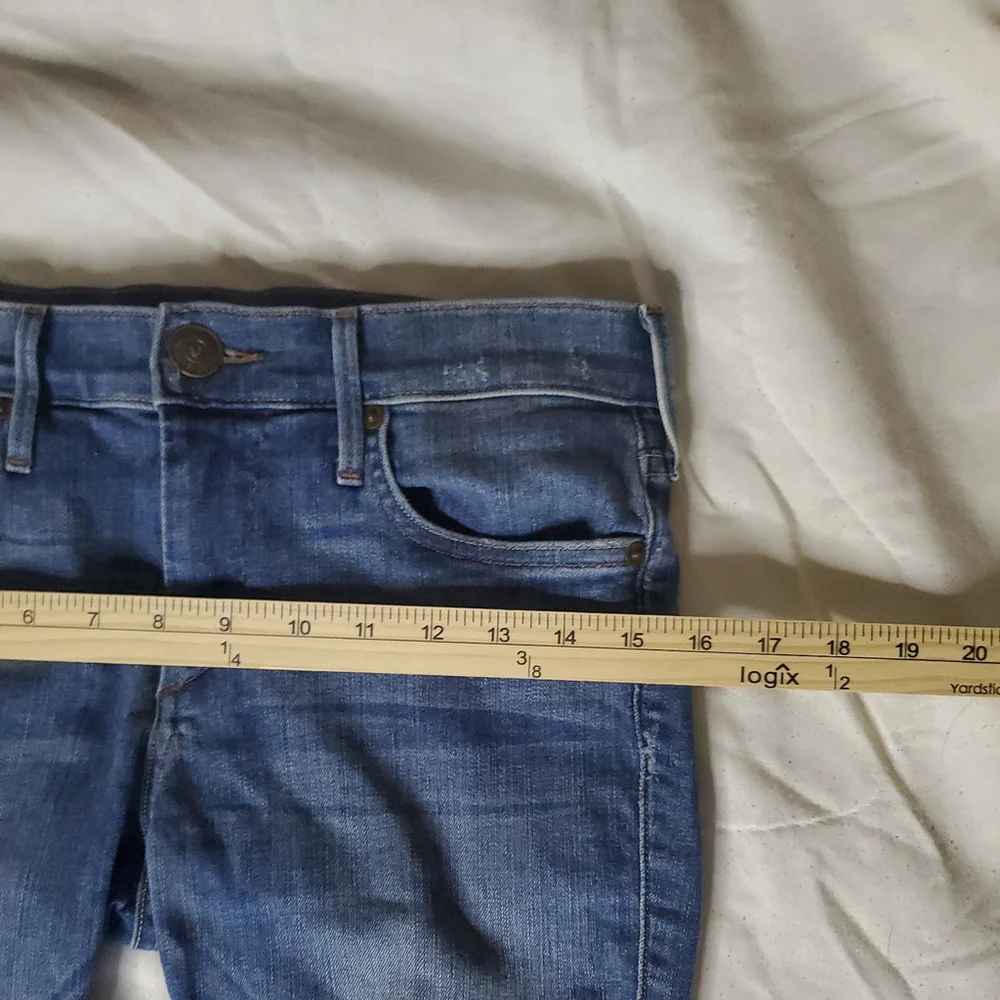 True Religion Sz 27 Blue Denim Straight Leg Womens Jeans - Picture 7 of 10